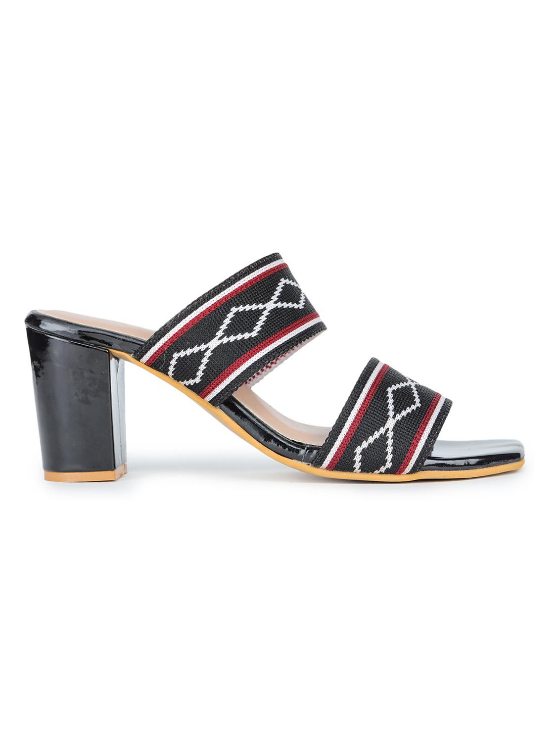 black slip on  sandal - 18375208 -  Standard Image - 1