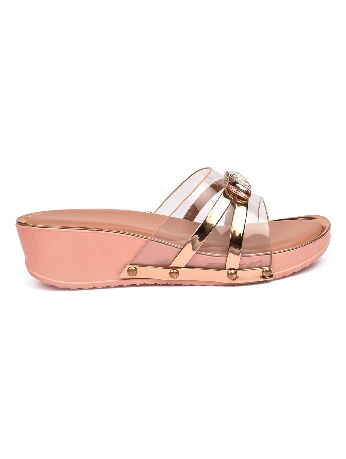chitkara's trendy collections of wedges sandal for women & girls. - 18375239 -  Standard Image - 1