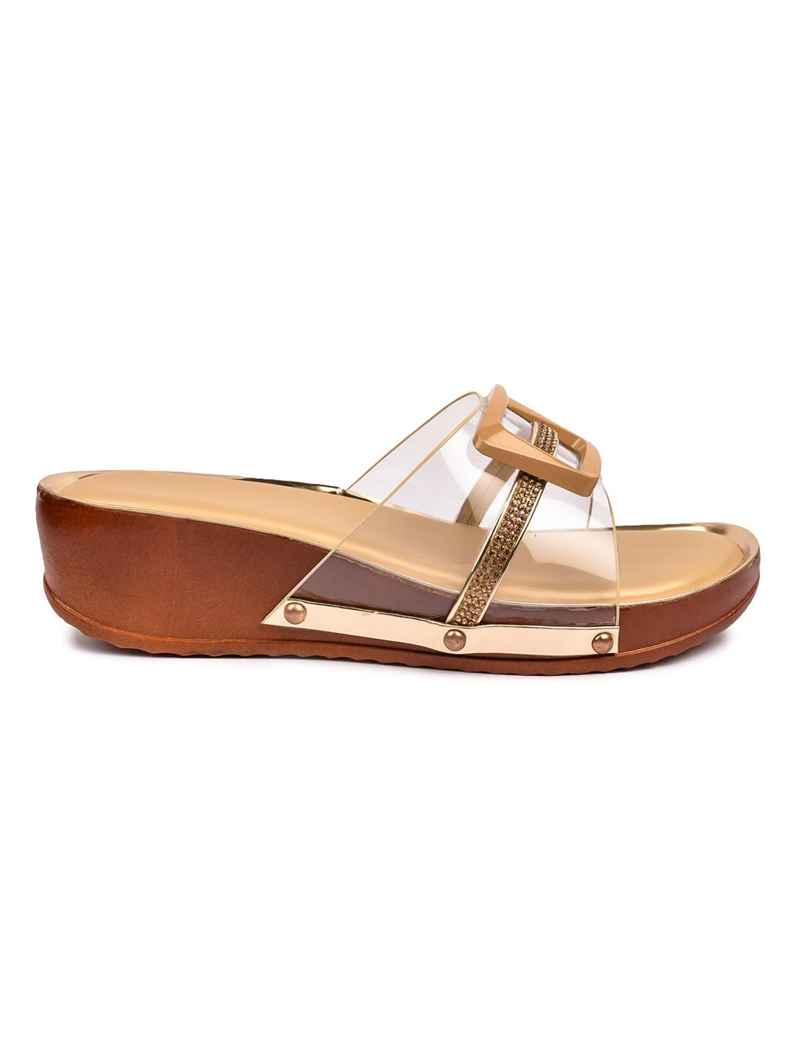 chitkara's trendy collections of wedges sandal for women & girls. - 18375246 -  Standard Image - 1
