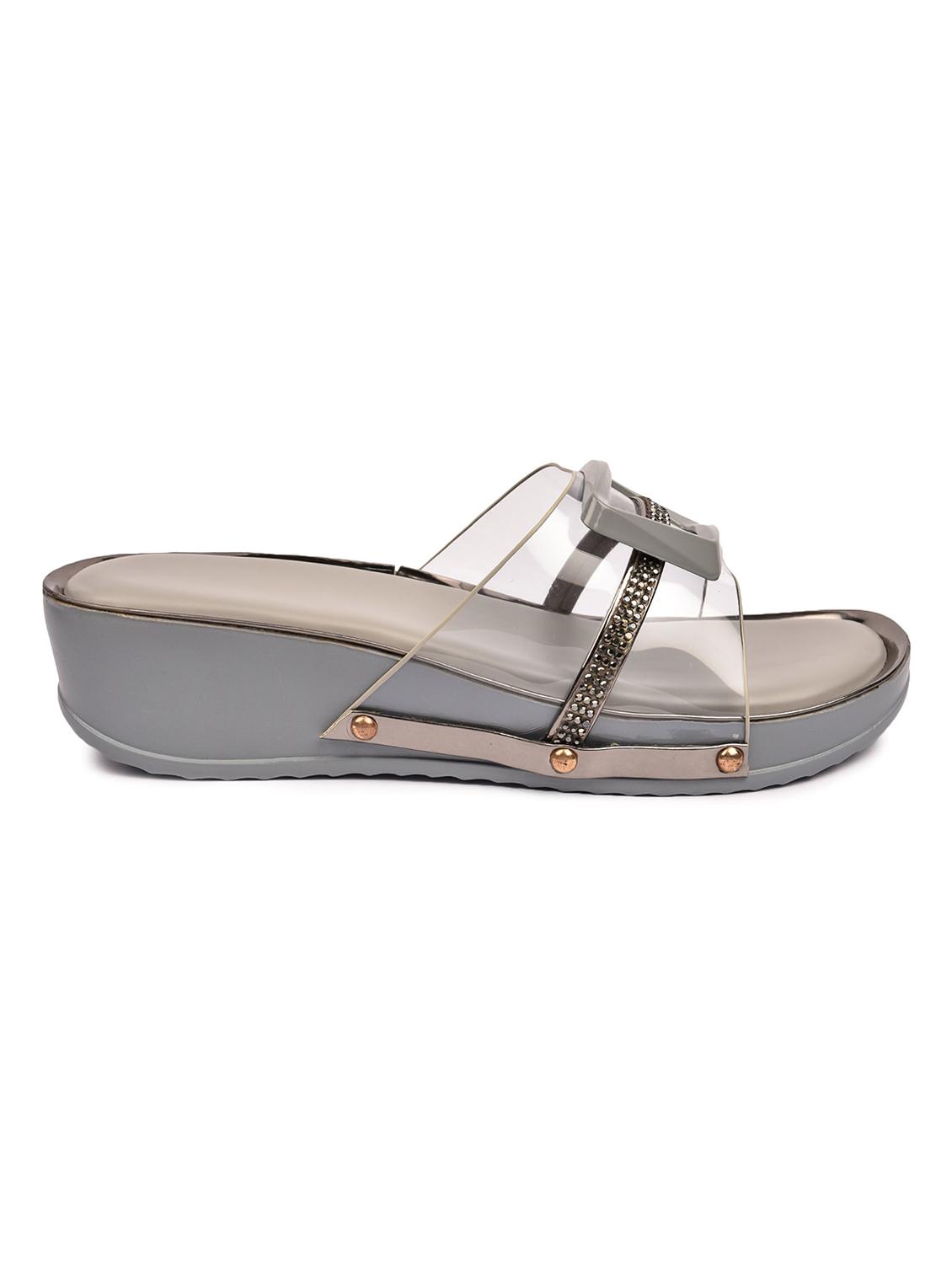 chitkara's trendy collections of wedges sandal for women & girls. - 18375247 - Standard Image - 1
