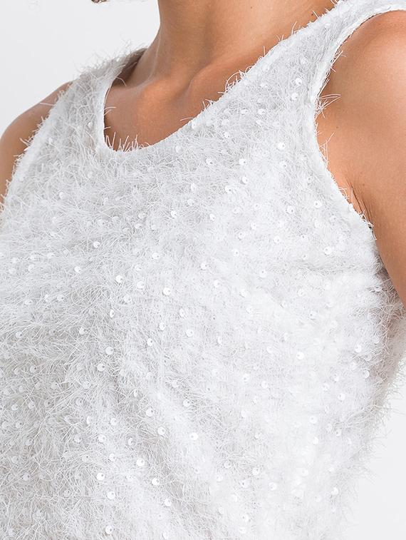 women's crop round neck top - 18375956 - Standard Image - 4