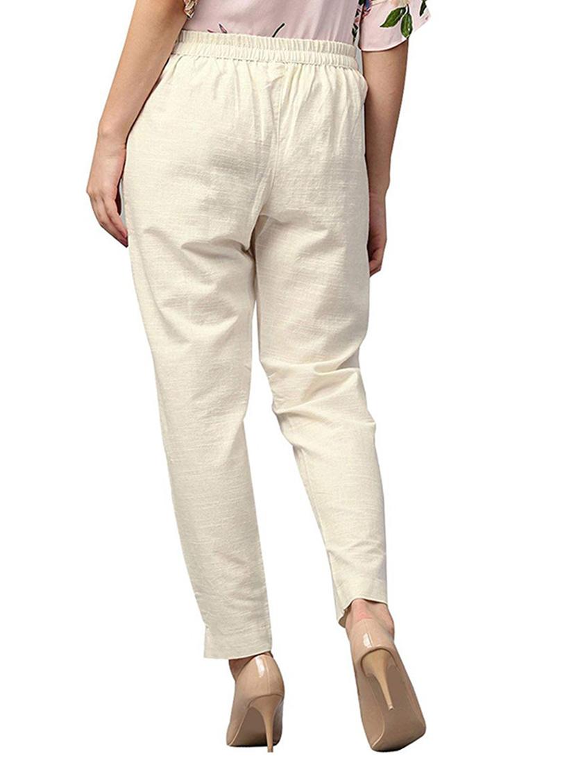 mid rise solid pleated trouser - 18376500 - Standard Image - 1
