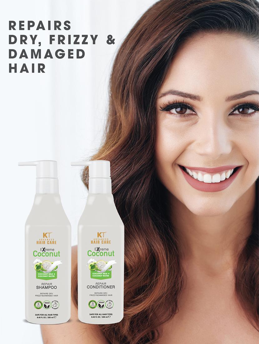 kehairtherapy advance extreme coconut repair shampoo and conditioner, 250 ml (pack of 2) - 18376853 - Standard Image - 4