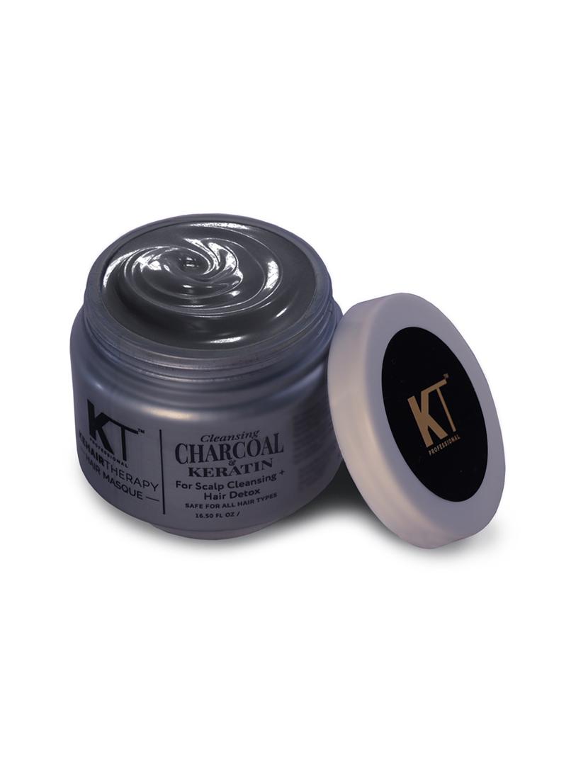 kehairtherapy charcoal keratin shampoo + charcoal hair masque 500ml (pack of 2) - 18376861 -  Standard Image - 1