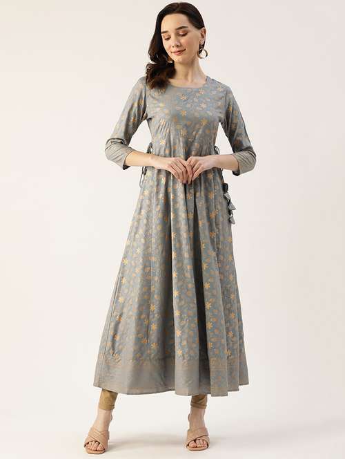 women's flared kurta - 18376964 -  Standard Image - 0