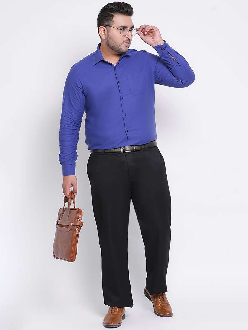 black solid formal trouser - 18377179 -  Standard Image - 4