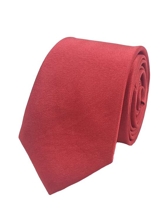 red satin ty