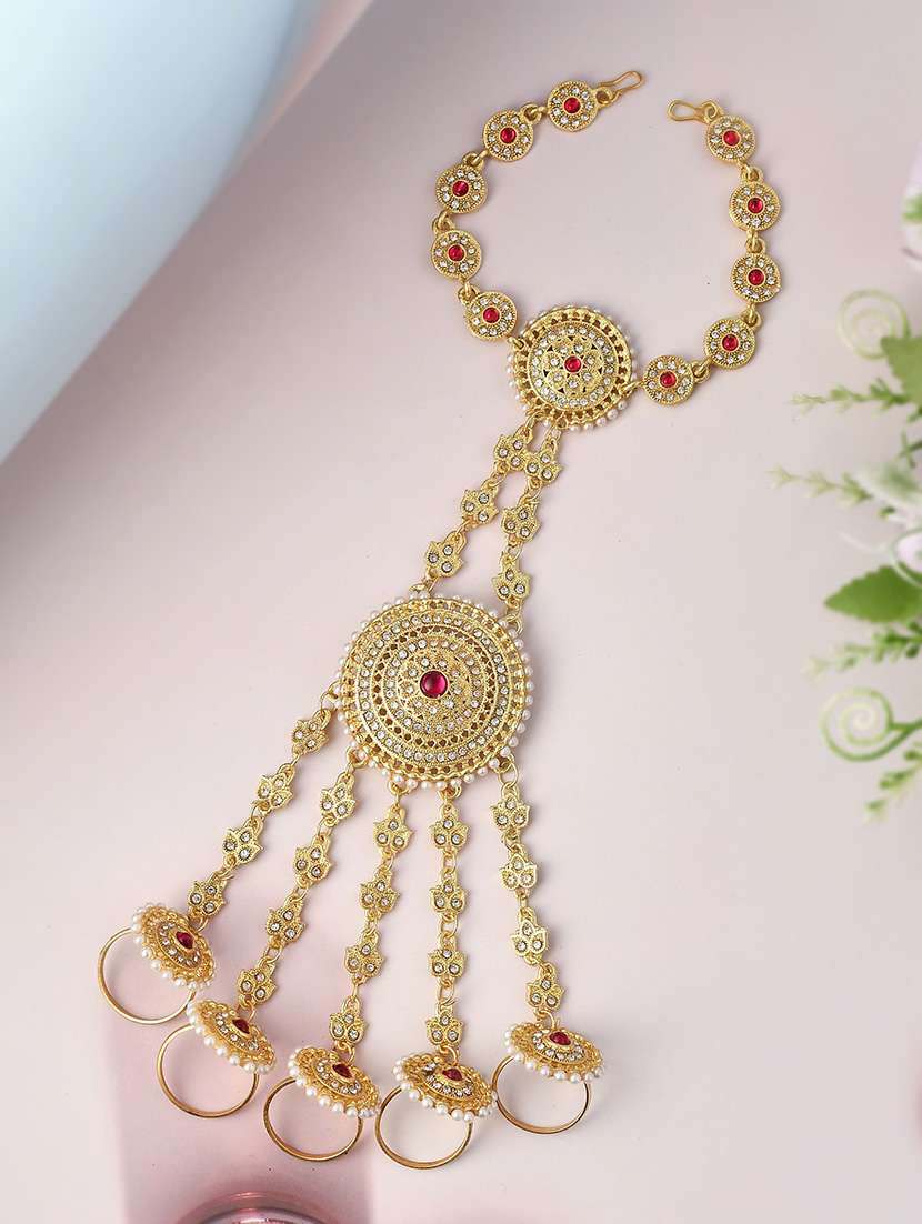 gold brass bangle bracelet