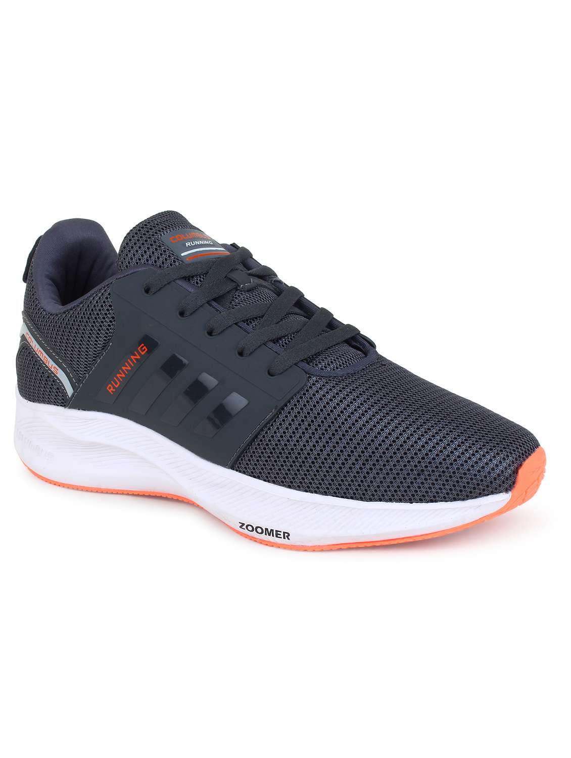 grey mesh sport shoes