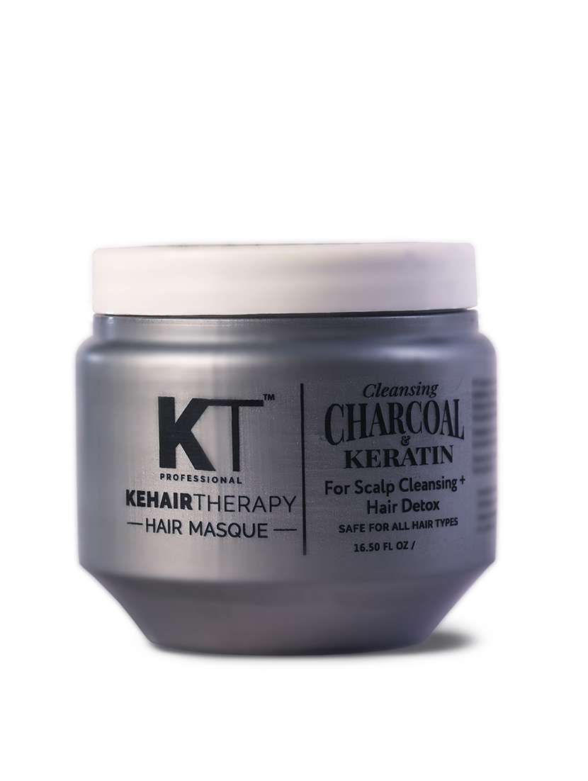 kehairtherapy kt professional cleansing charcoal & keratin masque - 250 ml