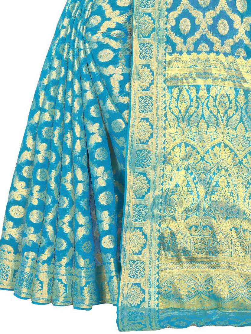 women's banarasi saree with blouse - 18379187 -  Standard Image - 1