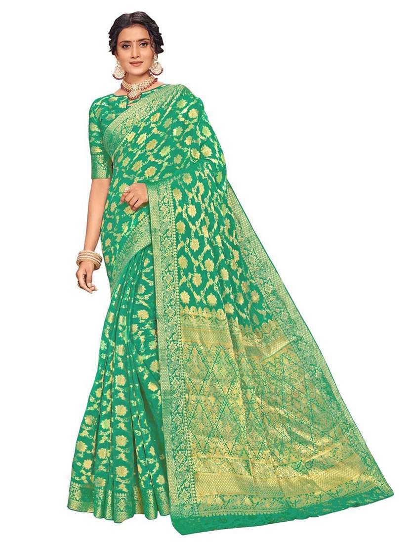 women's banarasi saree with blouse