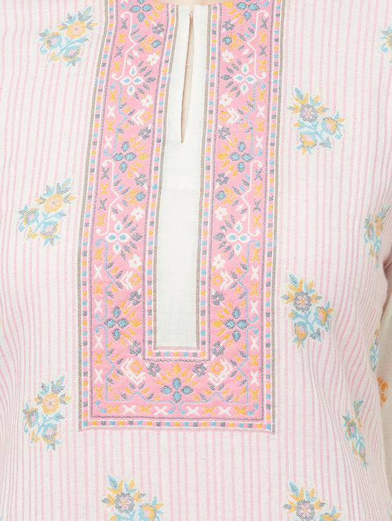 floral print unstitched suit set - 18379688 - Standard Image - 4