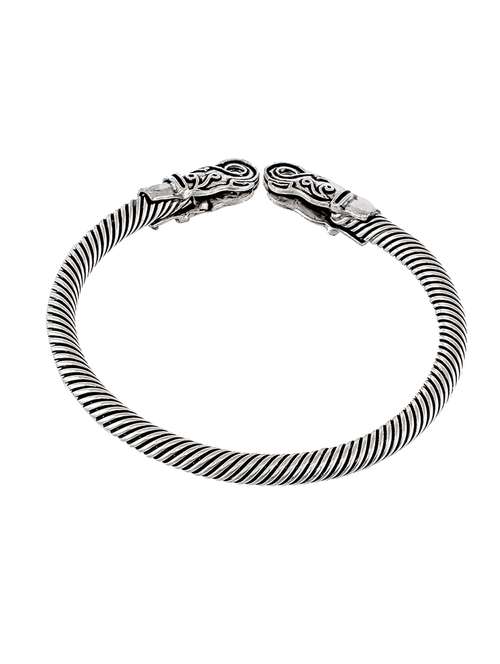 oxidised silver elephant bracelet - 18379705 - Standard Image - 0