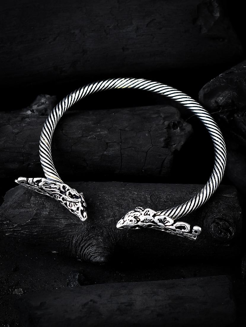 oxidised silver elephant bracelet - 18379738 - Standard Image - 1