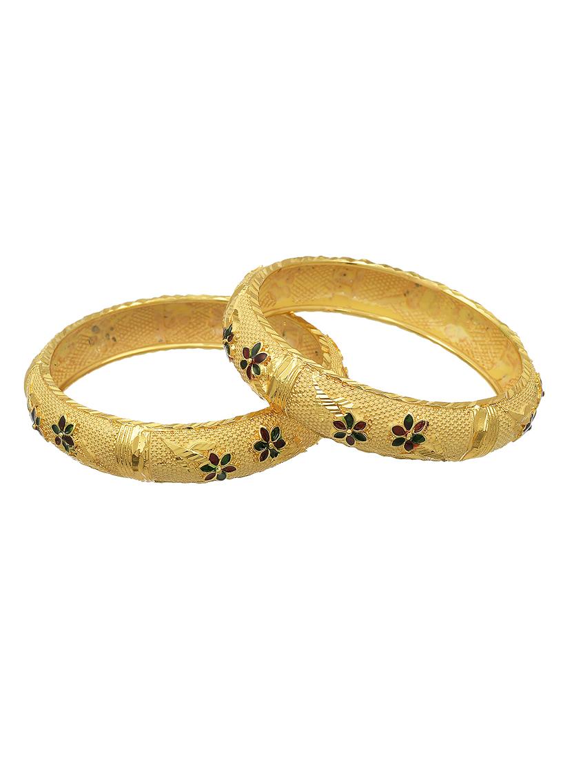 gold brass bangle - 18380789 - Standard Image - 1