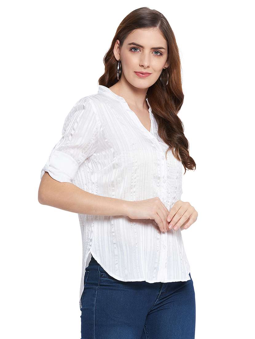 long sleeved striped regular shirt - 18381336 -  Standard Image - 1