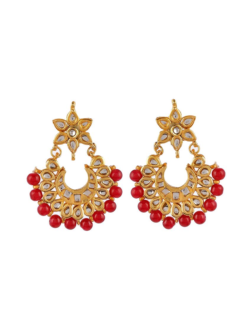 red brass studs earring - 18381355 -  Standard Image - 1