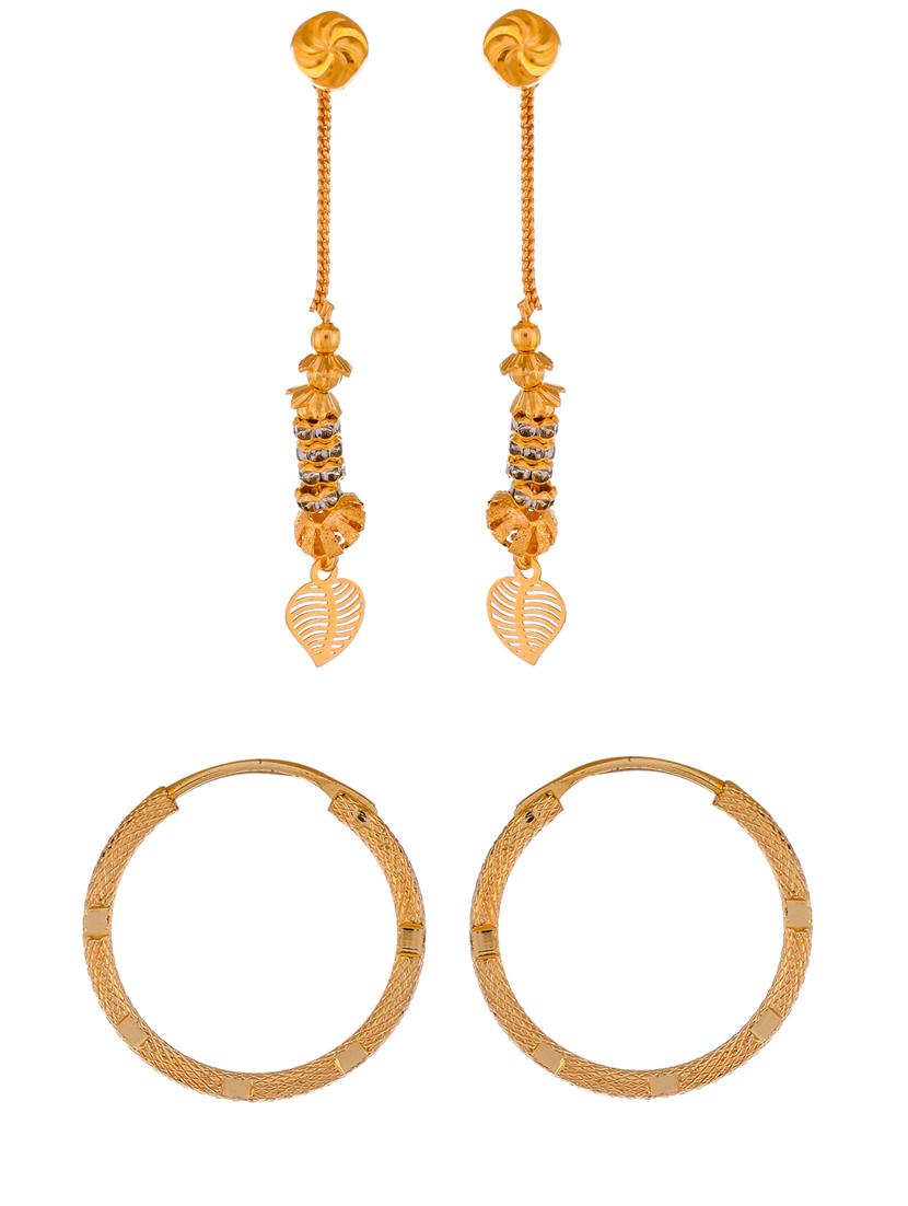gold brass balli earring - 18381742 - Standard Image - 1