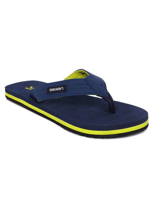 navy pvc slip on flip flops - 18382692 -  Standard Image - 0