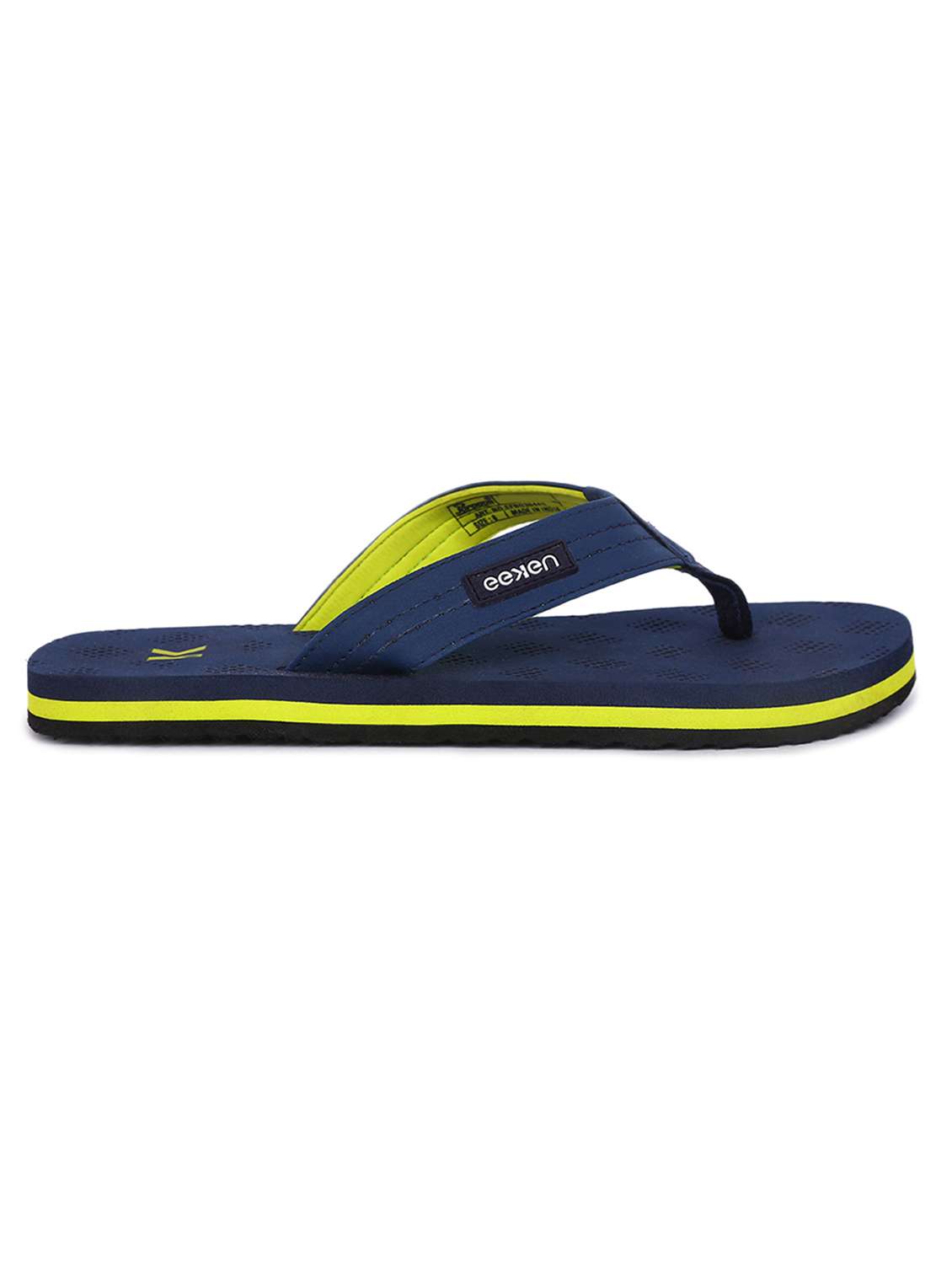 navy pvc slip on flip flops - 18382692 -  Standard Image - 1