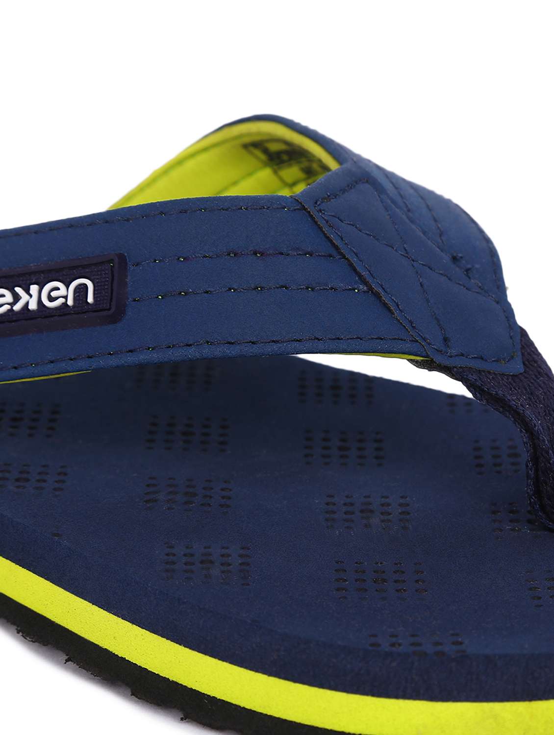 navy pvc slip on flip flops - 18382692 -  Standard Image - 4