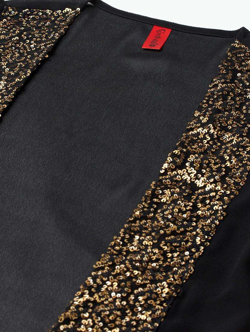 sequined top, shrug, belt and palazzo set - 18382731 -  Standard Image - 1