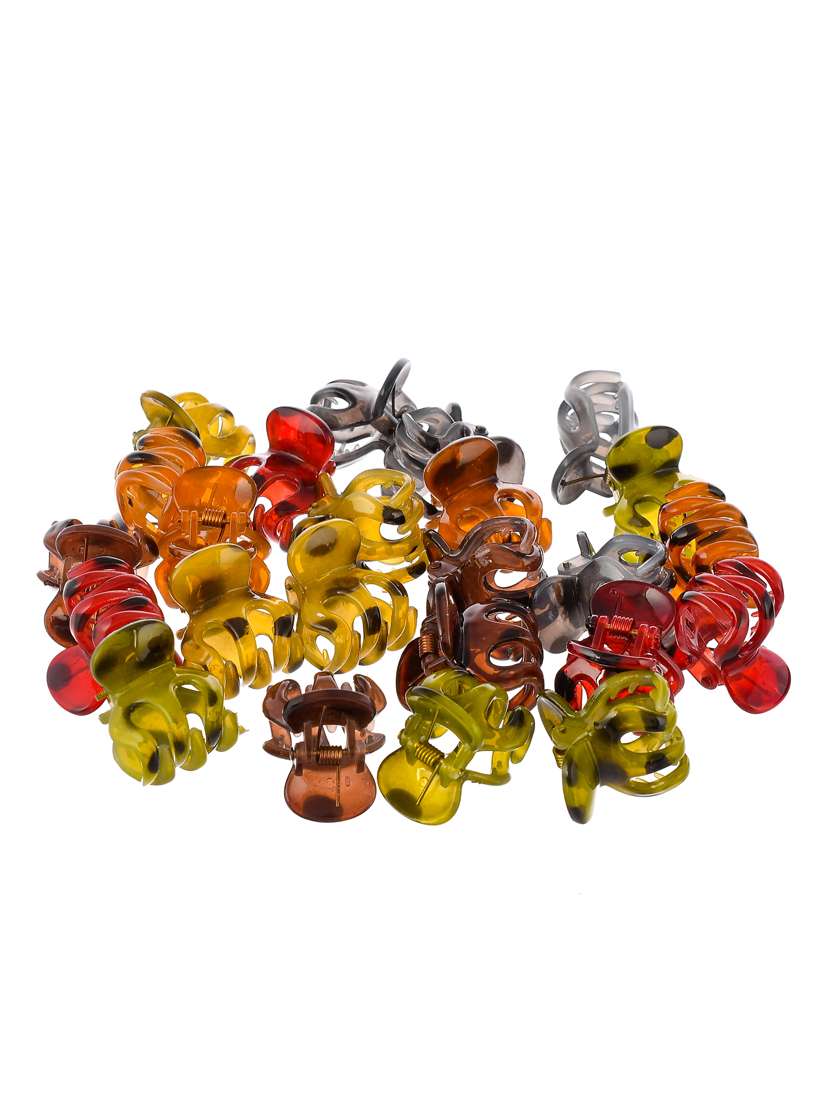Set Of 24 Multi Colored Claw Clip - 18382921 -  Standard Image - 1