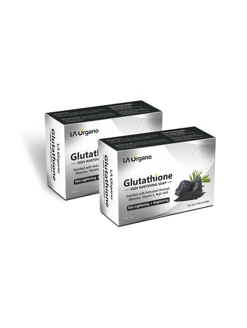 la organo glutathione charcoal skin lightening & brightening soap for all skin type (200 g) - 18384406 - Standard Image - 0