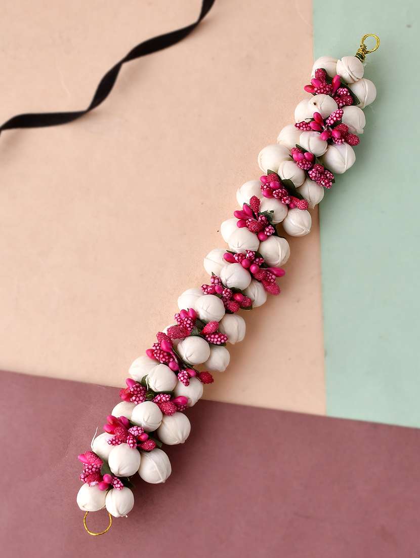  pink & white toned embellished hair accessory set - 18384430 -  Zoom Image - 0