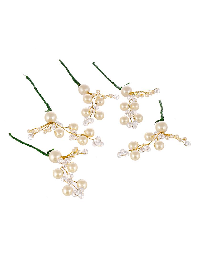 bridal beads floral u pin - 18385233 -  Standard Image - 1