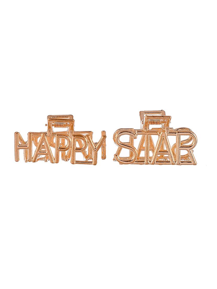 set of 2 gold toned claw clip - 18385313 - Standard Image - 1