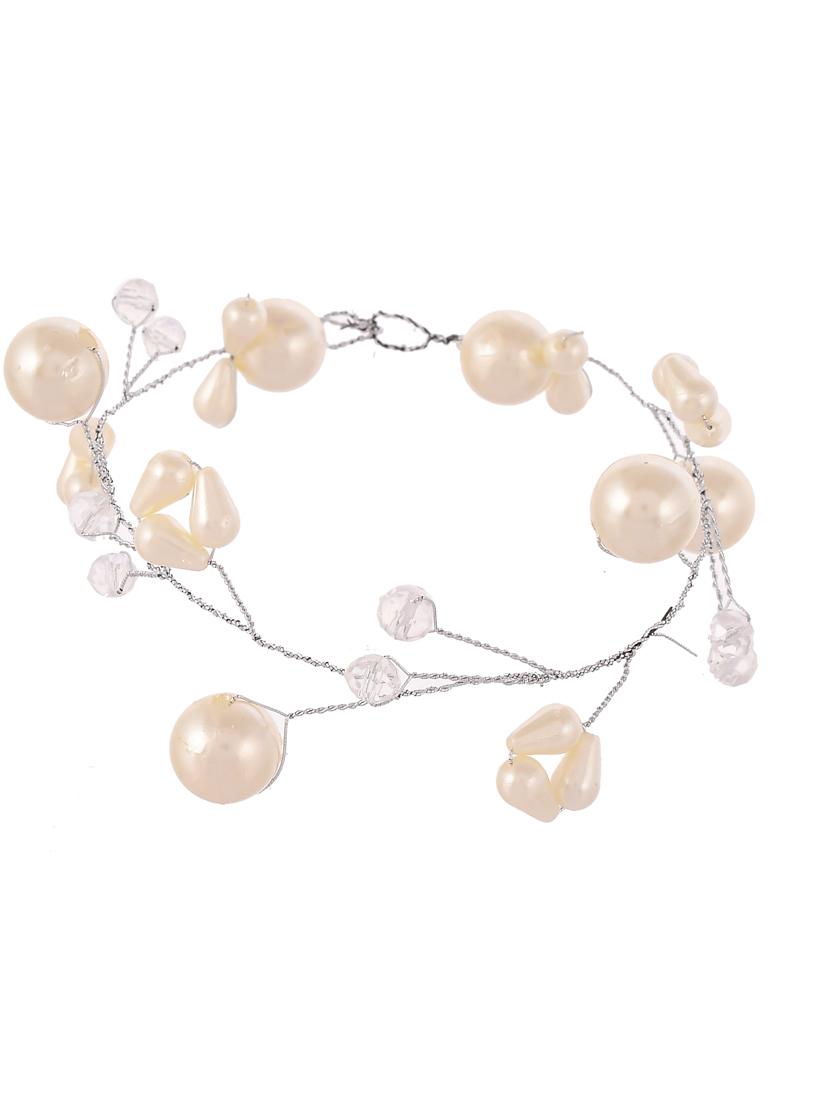 pearl beads hair vine accessory - 18386339 - Standard Image - 1