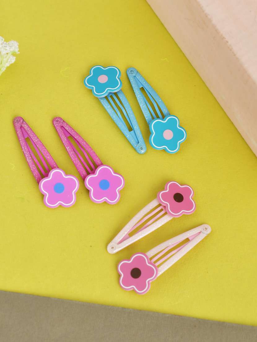 set of 6 sunflower tic tac hair pin