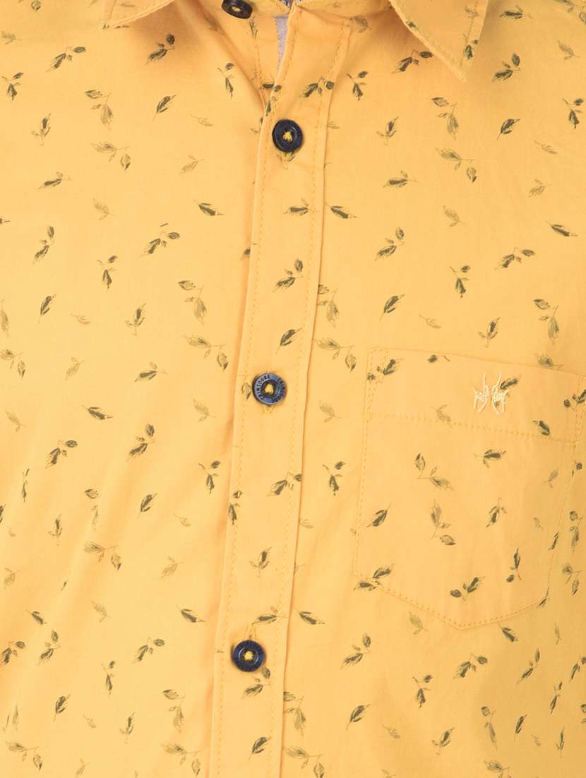 yellow printed shirt - 18386620 -  Standard Image - 4