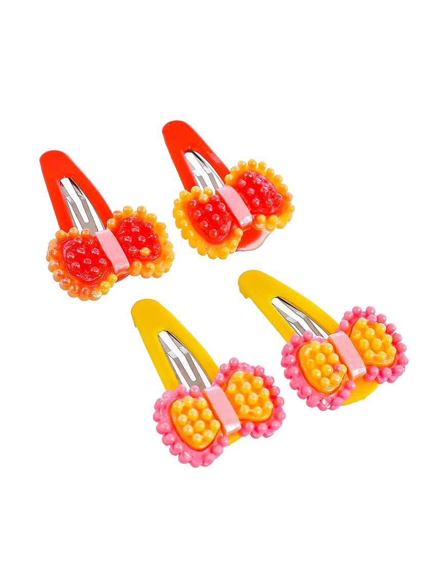 set of 4 bow hair pin - 18386675 -  Standard Image - 1