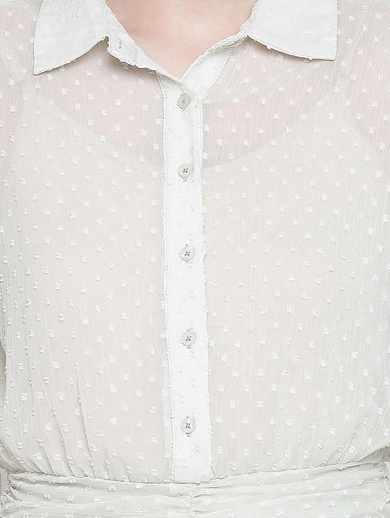 women's shirt swiss dots dress - 18388397 - Standard Image - 4