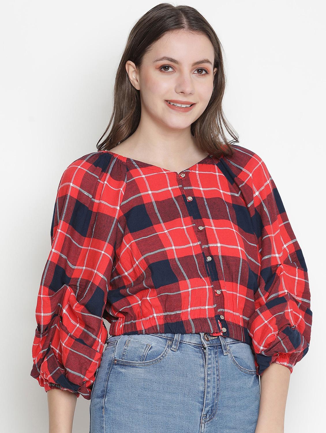 women's straight v neck top - 18388441 - Standard Image - 1