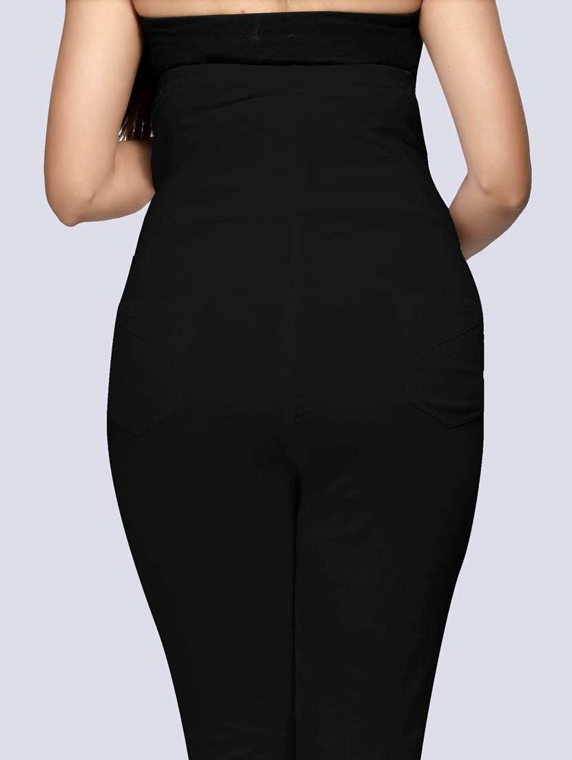 mid rise striped trouser maternity wear trouser - 18388671 - Standard Image - 4