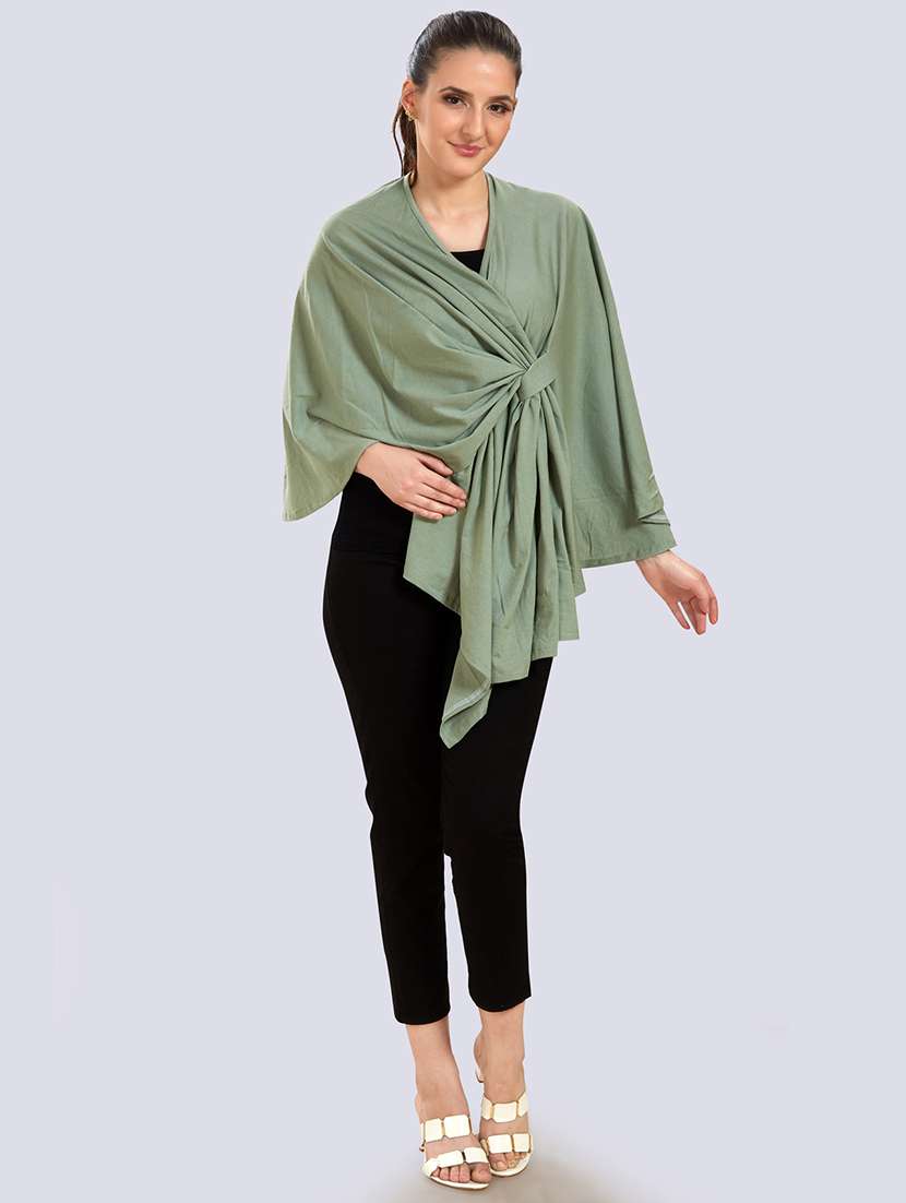 v-neck solid regular shrug  - 18388689 -  Standard Image - 1