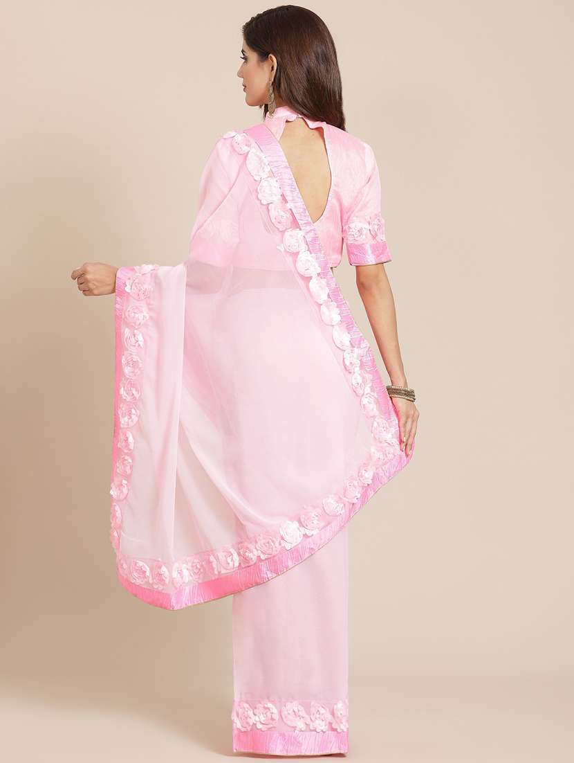 women's embellished saree with blouse - 18389415 -  Standard Image - 1