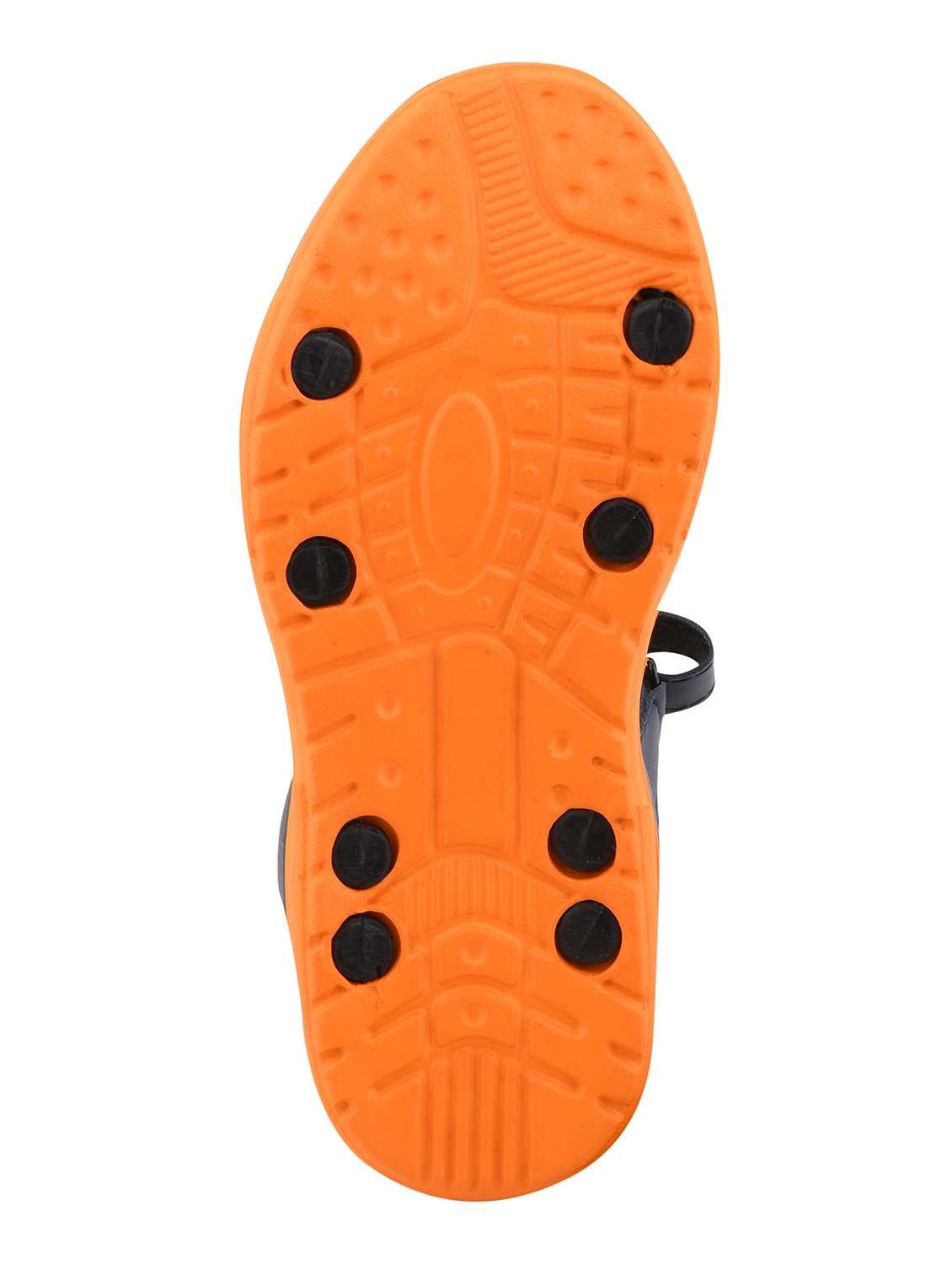 navy blue leatherette sandals & floater - 18389500 -  Standard Image - 4
