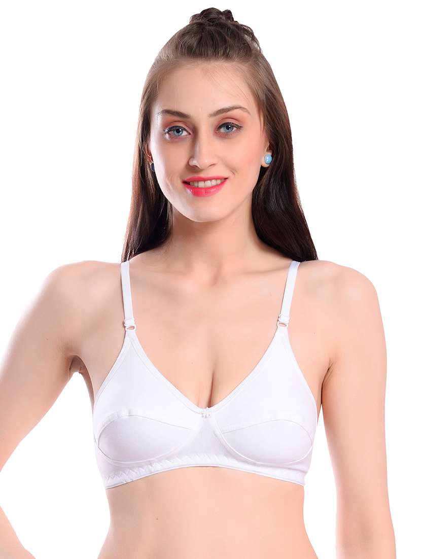 pack of 2 solid regular bra - 18389507 -  Standard Image - 1