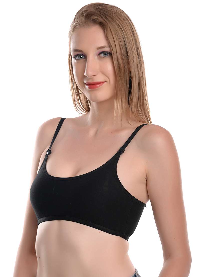 pack of 2 solid sports bra - 18389533 -  Standard Image - 4