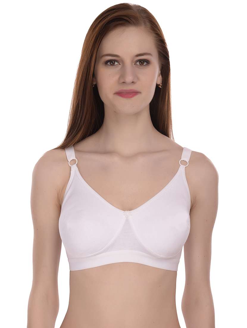 pack of 2 solid regular bra - 18389556 -  Standard Image - 1
