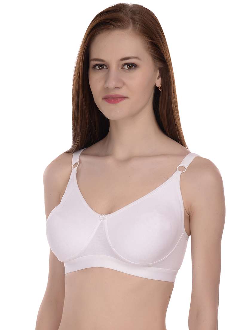 pack of 2 solid regular bra - 18389557 -  Standard Image - 4