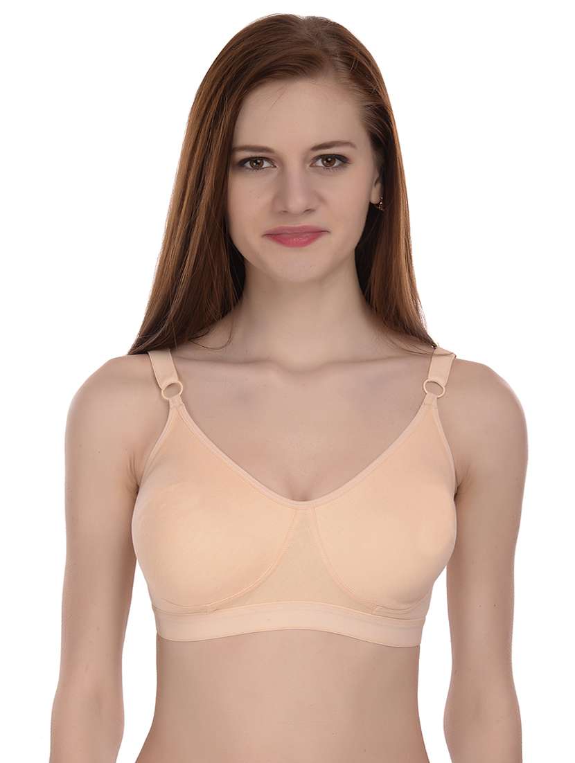 pack of 2 solid regular bra - 18389558 -  Standard Image - 4