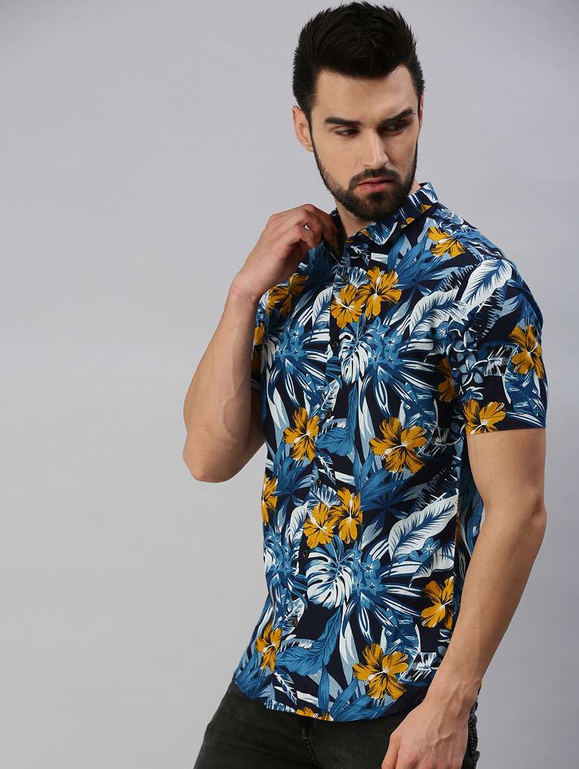 mens florals casual shirt - 18389620 -  Standard Image - 1