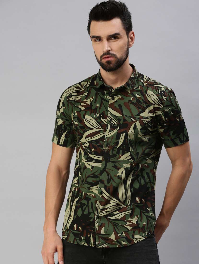 mens tropical casual shirt - 18389621 -  Standard Image - 1