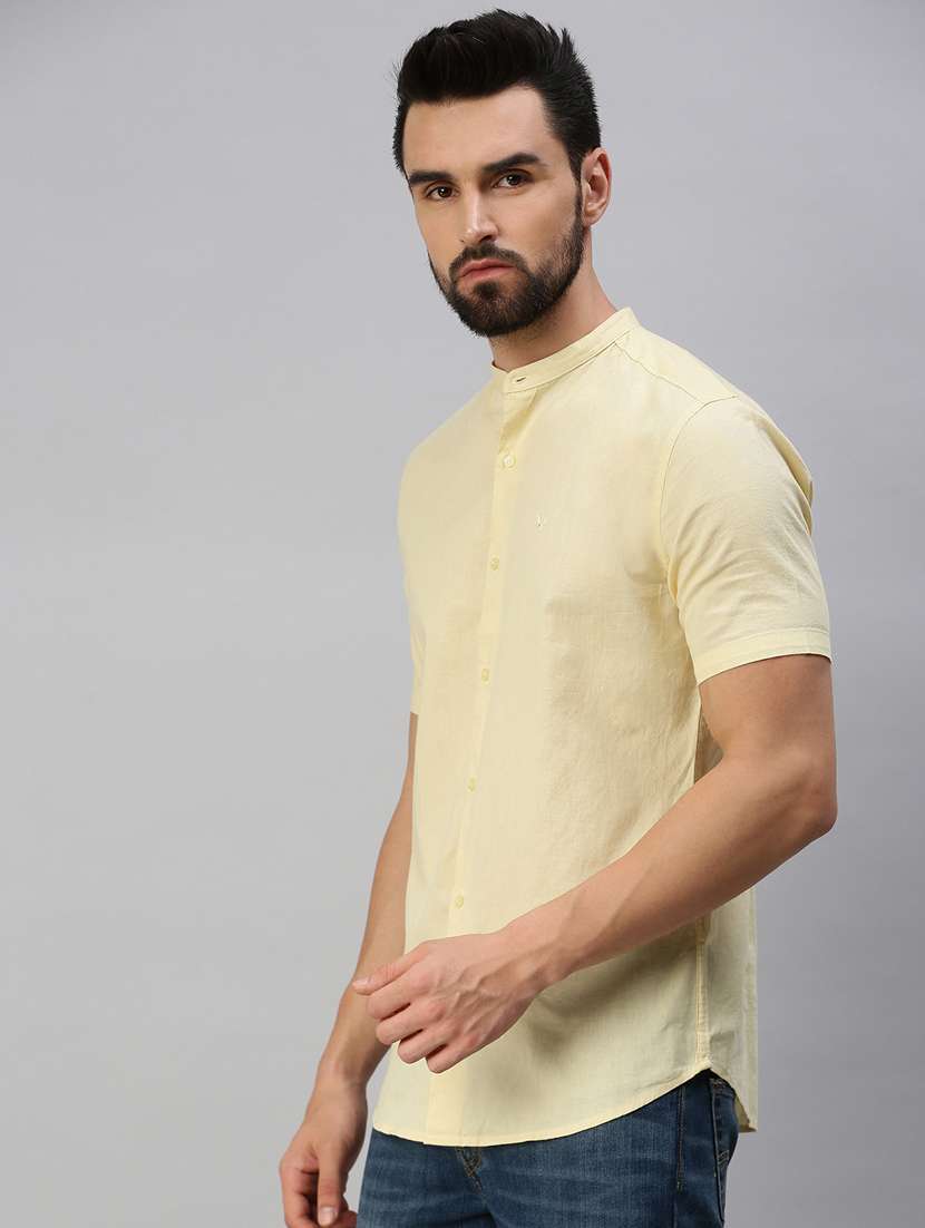 mens solid casual shirt - 18389658 -  Standard Image - 1